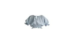 Monica Nera Paris Crop Top In White