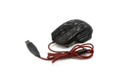 HXSJ Running Crackle Gaming Mouse Colorful Glowing MOUSE 7D Gaming Mouse 3200dpi
