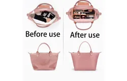 Longchamp inner bag long short handle size of the bag to receive the Tote bag in the bag brace