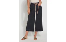 Lysse Phoenix Crop Wide Leg Pants In Black