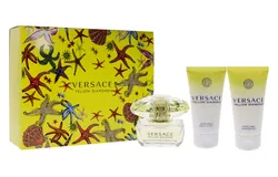 Versace Yellow Diamond by Versace for Women - 3 Pc Gift Set 1&period;7oz Eau de Toilette&comma; 1&period;7oz Perfumed Shower Gel&comma; 1&period;7oz Perfumed Body Lotion