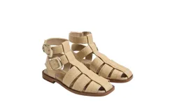 Sam Edelman Women&apos;s Dawn Ankle Buckle Sandal In Bleached Beechwood Weave
