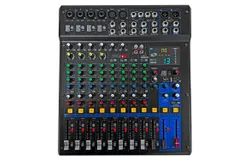 Audio DJ Mixer 12 Channel Sound Board Console w 99 DSP Effect 48V Phantom Power