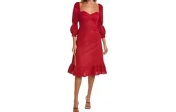O&period;p&period;t&period; Kourtney Dress In Red