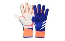 Soccer Goalkeeper Gloves，for Children&comma; Teenagers & Adults ，Blue&sol;Orange，Size 9&num;