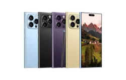 i15 Ultra Smartphone Unlocked Phone&comma; Battery 6800mAh 7&period;3 HD Screen Unlocked Phone&comma; 2&plus;16GB Android 14 with 16GB Memory Card&comma; Dual SIM&sol;5G&sol;Fingerprint Lock&sol;Face ID &lpar;Black&comma; 2&plus;16&rpar;