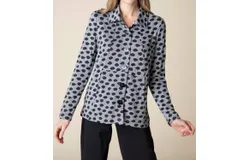 Habitat Textured Dot Seamed Pocket Jacket In Grey