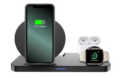 Wireless Charger 3-in-1 Stand for Quick Wireless Charging Stations Charging Station &lpar;1-piece&rpar;
