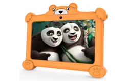 7 Inch Puzzle Kids Tablet with Protective Silicone Case Cute Bear 2&plus;32GB&comma; Learning Tablet for Kids Learning&comma; Reading&comma; Gaming&comma; Art Painting&comma; Support Bluetooth&comma; Gravity Sensor&comma; IPS Screen