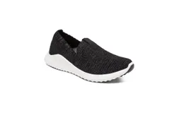 Aetrex Women&apos;s Angie Arch Support Sneakers In Black