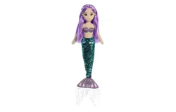 Aurora® Enchanting Sea Sparkles™ 46cm Sequin Sparkles™ Jenna Green Stuffed Doll