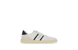 Ferragamo Logo-Print Leather Sneakers