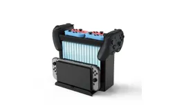 Switch Oled Game Card Case Organizer&comma; Nintendo Multifunctional Game Card Holder Switch Controller Stand