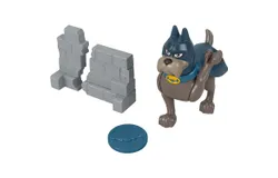 Fisher-Price DC League of Super-Pets Disk Launch Ace&comma; figure set with dog and accessories