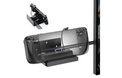 KUNSLUCK Wall Mount for Steam Deck Dock Official&comma; Steam Deck Dock Wall Mount Stand&comma; Mount Your Steam Deck on the wall or Near TV