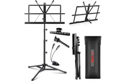 Music Stand For Sheet Music Portable Tripod Adjustable Folding Note Holder
