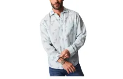 Billy Reid Men&apos;s Tuscumbia Shirt In - Sle Blue&sol;sea Blue