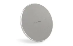 Fast Charge Qi Wireless Charging Pad&comma; Wireless Charger for iPhone 11 Pro&sol;11&sol;XS&sol;XR&sol;X&sol;8&comma; Samsung Galaxy S10&sol;9&sol;8&sol;7&sol;6&comma; USB Cable Included&comma; LED Indicator Light&comma; Active Cooling &lpar;Grey&rpar;