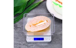 500/0.01g Accurate Kitchen Scale High-precision Jewelry Scale Mini Food Scale Electric Kitchen Scale with Two Trays Kitchen Baking Scale Pocket Scale