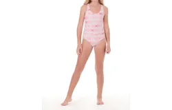 Submarine Not Too Basic One Piece Swimsuit In Pink Butterflies