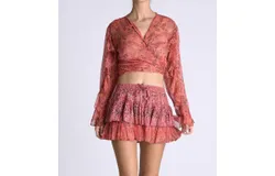 Muche & Muchette Ibiza Mini Skirt In Pink