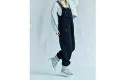 Free People Hit The Slopes Salopette In Black