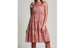 The Shirt Sylvana Dress In Check Print
