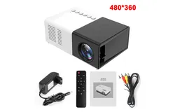 Cross-border J9pro Portable Smart 1080P Projector Home Office HD YG306 Mini projector&lpar;One screen version）