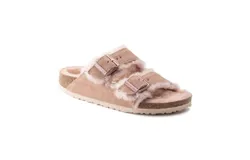 Birkenstock Women&apos;s Arizona Shearling Sandals In Light Rose