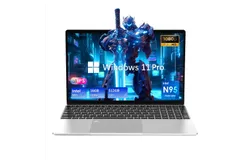 Intel N95 &sol; 15&period;6" Laptop&comma; Windows 11 - （8GB RAM &plus; 256 GB） Laptop-（NEW）Sliver