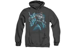 Batman Stormy Bane Adult Heather Hoodie &sol; Hooded Sweatshirt