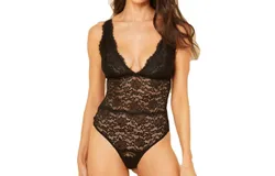 Cosabella Preta Teddy Bodysuit In Black