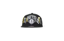 Mitchell & Ness Men&apos;s Nba Brooklyn Nets Hype Type Snapback Cap In Black