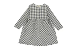 Vignette Girl&apos;s Kit Plaid Dress In Charcoal