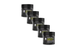 Pursonic Teeth Whitening Charcoal Powder Natural 5-Pack - Infused With Grapefruit&comma; Peppermint & Lemon Essential Oils - 2oz Each