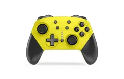 Switch Controller Wireless&comma; Compatible with Switch Pro Controller for Switch&sol;Switch Lite&sol;OLED&sol;PC&comma; Professional Gamepad with 600mAh Battery&comma; 6-Axis Motion and Wake-Up Function（Yellow）