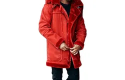 Jordan Craig Men&apos;s Denali Shearling Jacket In Red