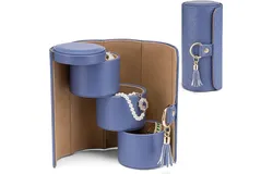 Small Jewelry Case Box&comma; Travel Essential Accessories for Women&comma; Gifts for Travelers Couples Mom Friends