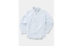 Duck Camp Men&apos;s Helm Long Sleeve Shirt In Clear Skies Grid