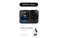 GoPro HERO12 Black anti-shake action camera 5&period;3k HD waterproof gopro12&comma; 128G memory card&comma; three-way selfie stick 2&period;0