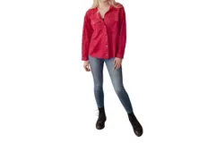 Jodifl Casual Saturday Button Down Shirt In Magenta