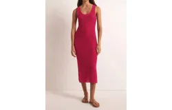 Z Supply Ibiza Sweater Dress In Dragon Fruit