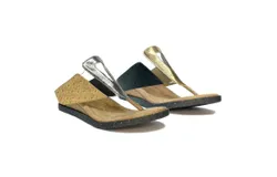Modzori Grazia Reversible Sandal In Tan&sol;black
