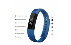 SmartFit Slim Activity Tracker And Monitor Smart Watch With FREE Extra Band