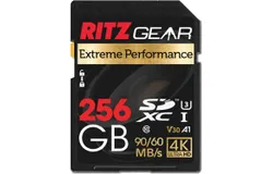 Ritz Gear Extreme Performance High Speed 256 GB Micro SD Card Class-10 Memory Card