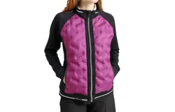 Abacus Sportswear Us Women Grove Hybrid Jacket In Violet