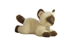 Aurora® Realistic Miyoni® 20cm Siamese Cat Brown Stuffed Animal