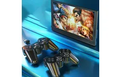 Retro Game Console with 11&period;6" monitor&comma; supports 9 Emulators&comma; 10000&plus; Classic Games&comma;  4K HDMI Output Plug & Play Video Game Console for TV&comma; Dual 2&period;4G Wireless Controllers