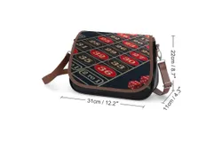 Oulette&comma; Gambling&comma;dice&comma;casino Vintage Crossbody Bag for Women Medium Leather Hobo Bags Shoulder Bag Classic City Leather Satchels