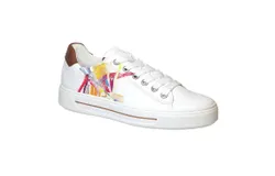 Ara Women&apos;s Camden Leather Senakers In White & Art Print